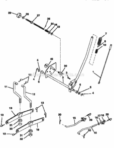 Page I Diagram and Parts List for 917256543  Craftsman Lawn Tractor