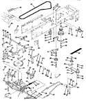 Part Location Diagram of 794691 Craftsman Lawn Tractor Transaxle