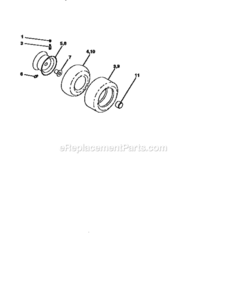 Page G Diagram and Parts List for 917256545  Craftsman Lawn Tractor