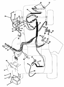 Page A Diagram and Parts List for 917256550  Craftsman Lawn Tractor