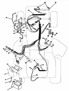 Page A Diagram and Parts List for 917256551  Craftsman Lawn Tractor