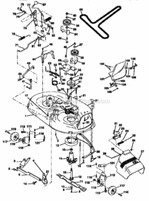 Page J Diagram and Parts List for 917256551  Craftsman Lawn Tractor