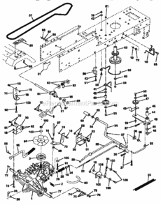 Page C Diagram and Parts List for 917256551  Craftsman Lawn Tractor