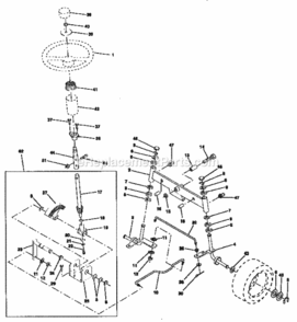 Page D Diagram and Parts List for 917256551  Craftsman Lawn Tractor