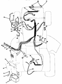 Page A Diagram and Parts List for 917256553  Craftsman Lawn Tractor