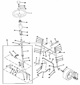 Part Location Diagram of 62266H Craftsman Bearing Race Thrust Harden