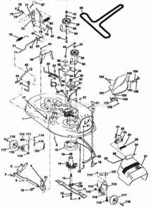 Page J Diagram and Parts List for 917256563  Craftsman Lawn Tractor