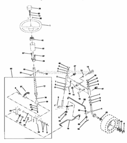 Page D Diagram and Parts List for 917256563  Craftsman Lawn Tractor