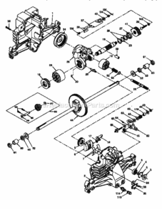 Page K Diagram and Parts List for 917256570  Craftsman Lawn Tractor