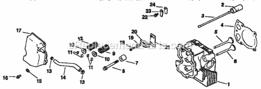 Page Q Diagram and Parts List for 917256580  Craftsman Lawn Tractor