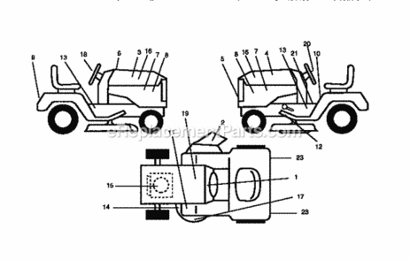 Part Location Diagram of 151400 Craftsman Grille Decal