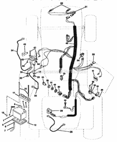 Page A Diagram and Parts List for 917256581  Craftsman Lawn Tractor