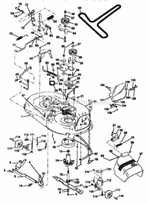 Page J Diagram and Parts List for 917256581  Craftsman Lawn Tractor