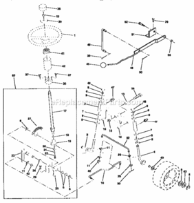 Page D Diagram and Parts List for 917256581  Craftsman Lawn Tractor
