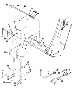 Page I Diagram and Parts List for 917256582  Craftsman Lawn Tractor