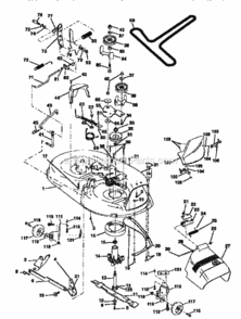 Page J Diagram and Parts List for 917256583  Craftsman Lawn Tractor