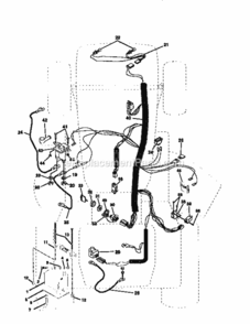 Page A Diagram and Parts List for 917256591  Craftsman Lawn Tractor