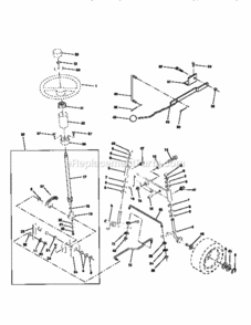 Page D Diagram and Parts List for 917256591  Craftsman Lawn Tractor
