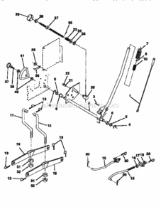 Page I Diagram and Parts List for 917256600  Craftsman Lawn Tractor