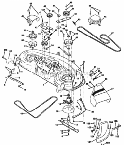 Page J Diagram and Parts List for 917256601  Craftsman Lawn Tractor