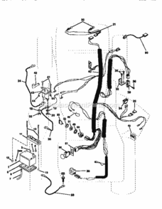 Page A Diagram and Parts List for 917256610  Craftsman Lawn Tractor