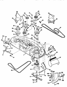 Page J Diagram and Parts List for 917256610  Craftsman Lawn Tractor