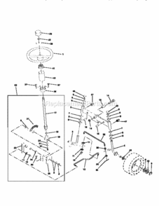 Page D Diagram and Parts List for 917256610  Craftsman Lawn Tractor