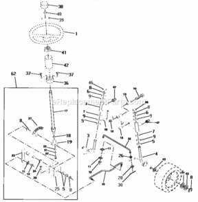 Page D Diagram and Parts List for 917256611  Craftsman Lawn Tractor
