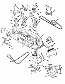 Page J Diagram and Parts List for 917256680  Craftsman Lawn Tractor