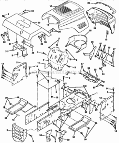 Part Location Diagram of 154587X010 Craftsman Dash Silkscr
