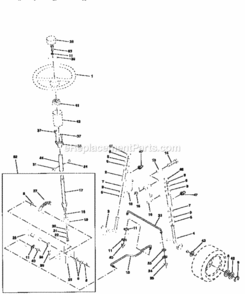 Page D Diagram and Parts List for 917256680  Craftsman Lawn Tractor