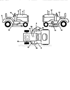 Part Location Diagram of 154668 Craftsman Chassis Decal