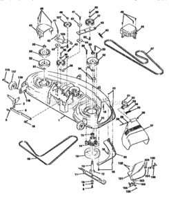 Page J Diagram and Parts List for 917256700  Craftsman Lawn Tractor