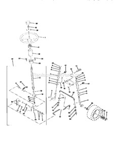 Page D Diagram and Parts List for 917256700  Craftsman Lawn Tractor