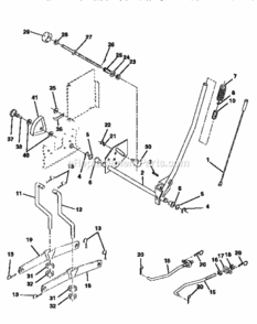 Page I Diagram and Parts List for 917256700  Craftsman Lawn Tractor
