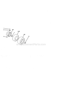 Page H Diagram and Parts List for 917256701  Craftsman Lawn Tractor