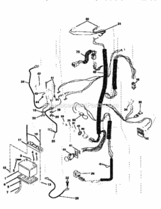 Page A Diagram and Parts List for 917256702  Craftsman Lawn Tractor