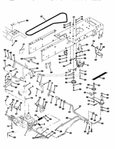 Page C Diagram and Parts List for 917256702  Craftsman Lawn Tractor