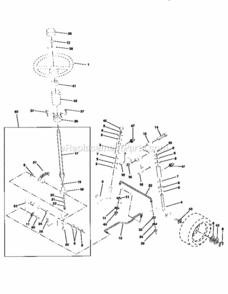 Page D Diagram and Parts List for 917256702  Craftsman Lawn Tractor
