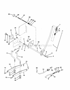 Page J Diagram and Parts List for 917256710  Craftsman Lawn Tractor