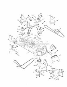 Page J Diagram and Parts List for 917256711  Craftsman Lawn Tractor
