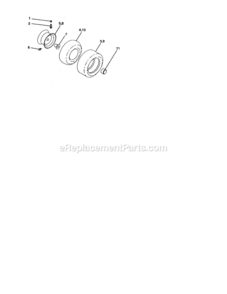 Page H Diagram and Parts List for 917256711  Craftsman Lawn Tractor