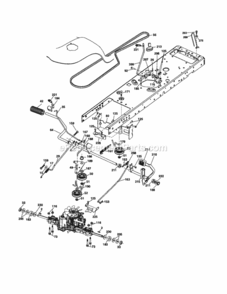 Page C Diagram and Parts List for 917256780  Craftsman Lawn Tractor