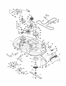 Page J Diagram and Parts List for 917256790  Craftsman Lawn Tractor
