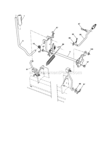 Page I Diagram and Parts List for 917256790  Craftsman Lawn Tractor