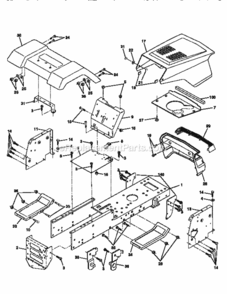 Part Location Diagram of 145208X013 Craftsman Saddle.Slksc