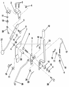 Page O Diagram and Parts List for 917256820  Craftsman Lawn Tractor