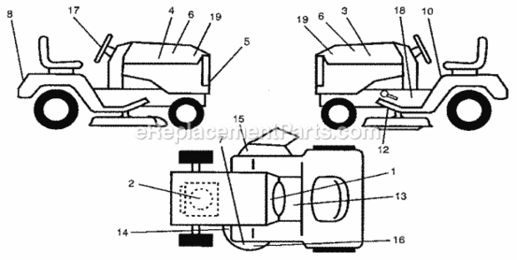 Part Location Diagram of 135561 Craftsman Pad