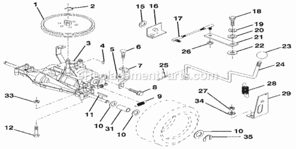 Page N Diagram and Parts List for 917256850  Craftsman Lawn Tractor
