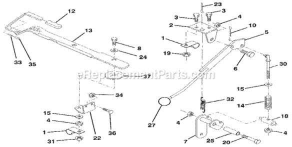 Page O Diagram and Parts List for 917256850  Craftsman Lawn Tractor